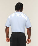 Power T-Shirt oversized fit Tranquil Blue - Unmatched Kicks-GYMSHARK