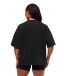 Power Washed Oversized T-Shirt oversized fit Black/Acid Wash Small Ball - Unmatched Kicks - GYMSHARK