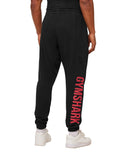 Power Wordmark Joggers oversized fit Black/Conditioning Red - Unmatched Kicks - GYMSHARK