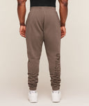 Power Wordmark Joggers oversized fit Soft Brown - Unmatched Kicks - GYMSHARK