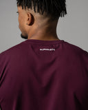 Precision Tee - Merlot - Unmatched Kicks - Alphalete