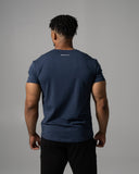 Precision Tee - Muted Blue - Unmatched Kicks - Alphalete