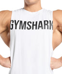 Prime Drop Arm Tank slim fit White - Unmatched Kicks - GYMSHARK