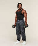 Pumper Pants oversized fit Onyx Grey - Unmatched Kicks-GYMSHARK
