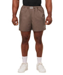 Pumper Shorts 5" oversized fit Soft Brown - Unmatched Kicks - GYMSHARK