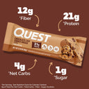 Chocolate Chip Cookie Dough Protein Bars