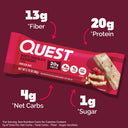 White Chocolate Raspberry Protein Bars