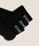 Quarter Sock 6pk Black - Unmatched Kicks-GYMSHARK