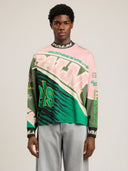 Racing Loose Long - Sleeved T-Shirt - Unmatched Kicks - Palm Angeles