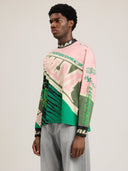 Racing Loose Long - Sleeved T-Shirt - Unmatched Kicks - Palm Angeles