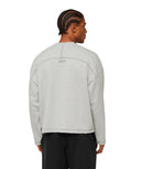 Re - Rack Crew Neck Pullover oversized fit Soft Grey Marl - Unmatched Kicks - GYMSHARK