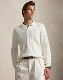 Relaxed Fit Cable-Knit Cotton Sweater Nevis - Unmatched Kicks-ralph lauren