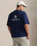 Relaxed Fit Jersey Graphic T-Shirt Newport Navy - Unmatched Kicks - ralph lauren