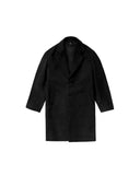 Relaxed Overcoat - Jet Black - Unmatched Kicks - REPRESENT