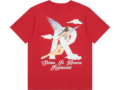 REPRESENT STORMS IN HEAVEN T-SHIRT RED