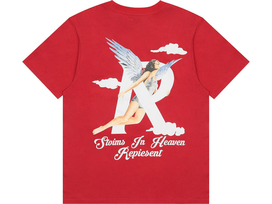 REPRESENT STORMS IN HEAVEN T-SHIRT RED