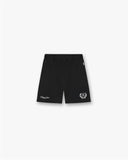 Represent Crest Short - Jet Black - Unmatched Kicks - REPRESENT
