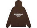 Represent Owner's Club Hoodie Brown/White Men's - SS22 - Unmatched Kicks - REPRESENT