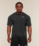 Retro Collegiate T-Shirt oversized fit Black - Unmatched Kicks - GYMSHARK