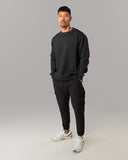 Reverse Terry Crew - Black - Unmatched Kicks - Alphalete