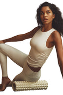 Ribbed En Pointe Tank Ivory - Unmatched Kicks - ALO