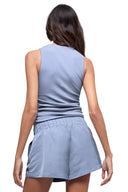 Ribbed En Pointe Tank Winter Frost - Unmatched Kicks - ALO