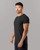 Rolled Muscle Tee - Black - Unmatched Kicks - Alphalete
