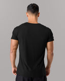 Rolled Muscle Tee - Black - Unmatched Kicks - Alphalete