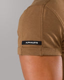 Rolled Muscle Tee - Brown - Unmatched Kicks - Alphalete