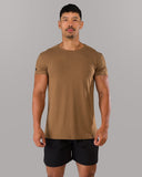 Rolled Muscle Tee - Brown - Unmatched Kicks - Alphalete