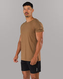 Rolled Muscle Tee - Brown - Unmatched Kicks - Alphalete