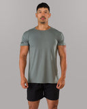 Rolled Muscle Tee - Grey - Unmatched Kicks - Alphalete