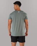 Rolled Muscle Tee - Grey - Unmatched Kicks - Alphalete