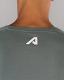 Rolled Muscle Tee - Grey - Unmatched Kicks - Alphalete