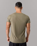 Rolled Muscle Tee - Pine - Unmatched Kicks - Alphalete