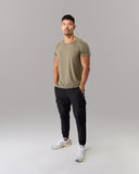 Rolled Muscle Tee - Pine - Unmatched Kicks - Alphalete