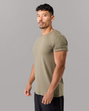 Rolled Muscle Tee - Pine - Unmatched Kicks - Alphalete
