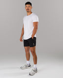 Rolled Muscle Tee - White - Unmatched Kicks - Alphalete