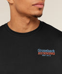 Run Club Graphic T-Shirt oversized fit GS Black - Unmatched Kicks - GYMSHARK