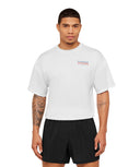 Run Club Graphic T-Shirt oversized fit GS White - Unmatched Kicks - GYMSHARK