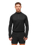 Running 1/4 Zip slim fit Black - Unmatched Kicks - SKIMS