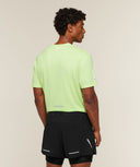 Running Boxy T-Shirt boxy fit Pace Green - Unmatched Kicks-GYMSHARK