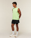 Running Boxy Tank boxy fit Pace Green - Unmatched Kicks-GYMSHARK