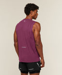 Running Boxy Tank boxy fit Strength Pink - Unmatched Kicks-GYMSHARK