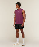 Running Boxy Tank boxy fit Strength Pink - Unmatched Kicks-GYMSHARK