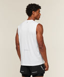 Running Boxy Tank boxy fit White - Unmatched Kicks-GYMSHARK