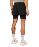 Running Elite 2 in 1 5" Shorts Black - Unmatched Kicks - GYMSHARK