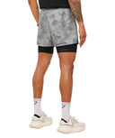 Running Elite 2 in 1 5" Shorts Smokey Grey/Black - Unmatched Kicks - GYMSHARK