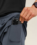 Running Elite 2 in 1 5" Shorts Titanium Blue - Unmatched Kicks - GYMSHARK