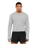 Running Long Sleeve T-Shirt oversized fit Stratus Grey - Unmatched Kicks - GYMSHARK